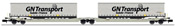 Twin car Sdggmrs AAE Cargo + 2 trailers GN TRANSPORT – Era V-VI